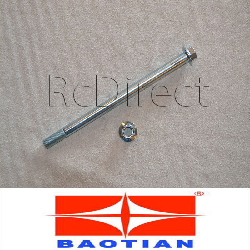Front wheel axle for scooter 49ccm Baotian